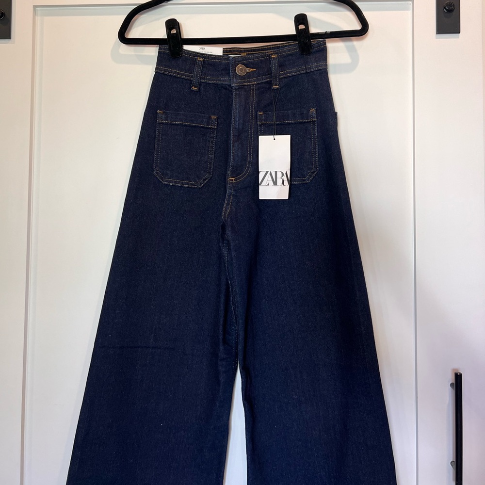 NWT Zara slim fit marine denim - Picture 8 of 9